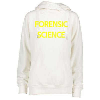 Crime Scene Gift Womens Funnel Neck Pullover Hood