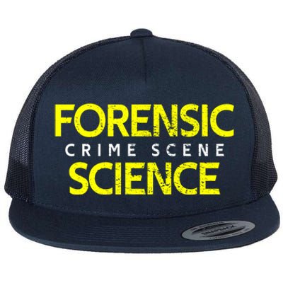 Crime Scene Gift Flat Bill Trucker Hat