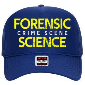 Crime Scene Gift High Crown Mesh Back Trucker Hat