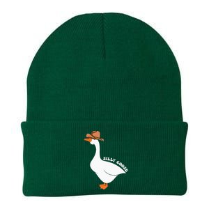 Cute Silly Goose Ugly Xmas Funny Goose Trendy Clothing Knit Cap Winter Beanie