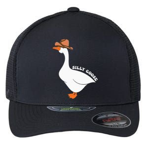 Cute Silly Goose Ugly Xmas Funny Goose Trendy Clothing Flexfit Unipanel Trucker Cap