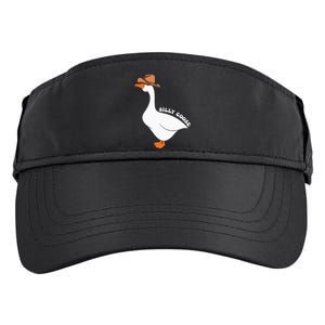 Cute Silly Goose Ugly Xmas Funny Goose Trendy Clothing Adult Drive Performance Visor