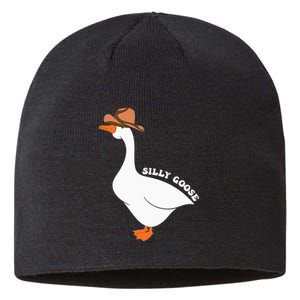 Cute Silly Goose Ugly Xmas Funny Goose Trendy Clothing Sustainable Beanie