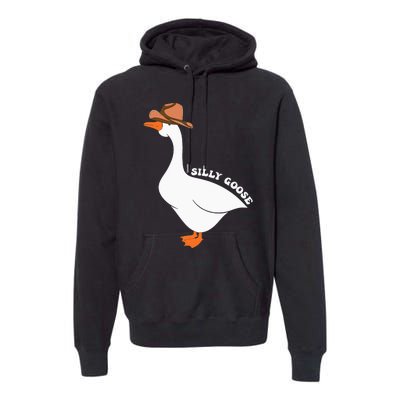 Cute Silly Goose Ugly Xmas Funny Goose Trendy Clothing Premium Hoodie