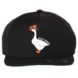 Cute Silly Goose Ugly Xmas Funny Goose Trendy Clothing Wool Snapback Cap