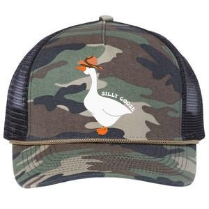 Cute Silly Goose Ugly Xmas Funny Goose Trendy Clothing Retro Rope Trucker Hat Cap