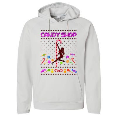 Candy Sexy Girl Mrs Santa Claus Ugly Christmas Performance Fleece Hoodie