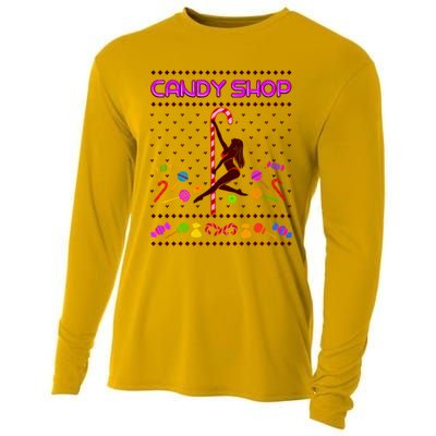 Candy Sexy Girl Mrs Santa Claus Ugly Christmas Cooling Performance Long Sleeve Crew