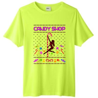 Candy Sexy Girl Mrs Santa Claus Ugly Christmas Tall Fusion ChromaSoft Performance T-Shirt