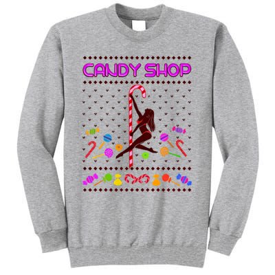 Candy Sexy Girl Mrs Santa Claus Ugly Christmas Tall Sweatshirt