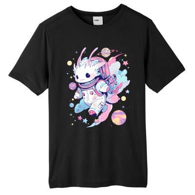 Cute Space Galaxy Axolotl Pastel Goth Aesthetic Nu Goth Tall Fusion ChromaSoft Performance T-Shirt