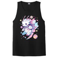 Cute Space Galaxy Axolotl Pastel Goth Aesthetic Nu Goth PosiCharge Competitor Tank