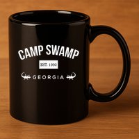 Camp Swamp Georgia Est 1992 – Camp Swamp Merch 11oz C Handle Ceramic Mug