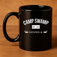 Camp Swamp Georgia Est 1992 – Camp Swamp Merch 11oz C Handle Ceramic Mug