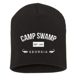 Camp Swamp Georgia Est 1992 – Camp Swamp Merch Short Acrylic Beanie