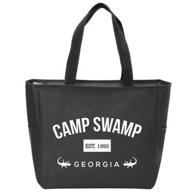Camp Swamp Georgia Est 1992 – Camp Swamp Merch Zip Tote Bag