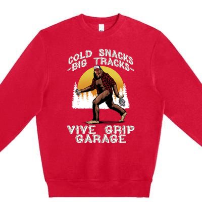 Cold Snacks Giftbig Tracksgift Vice Grip Garage Meaningful Gift Premium Crewneck Sweatshirt