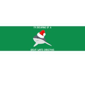 Christmas Shark Great White Bumper Sticker