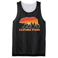 California Strong Grizzly Bear Sunset Vintage Mesh Reversible Basketball Jersey Tank