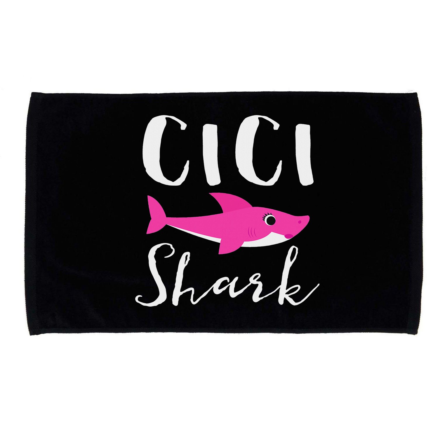 Cici Shark Grandma Grandmother Shark Microfiber Hand Towel