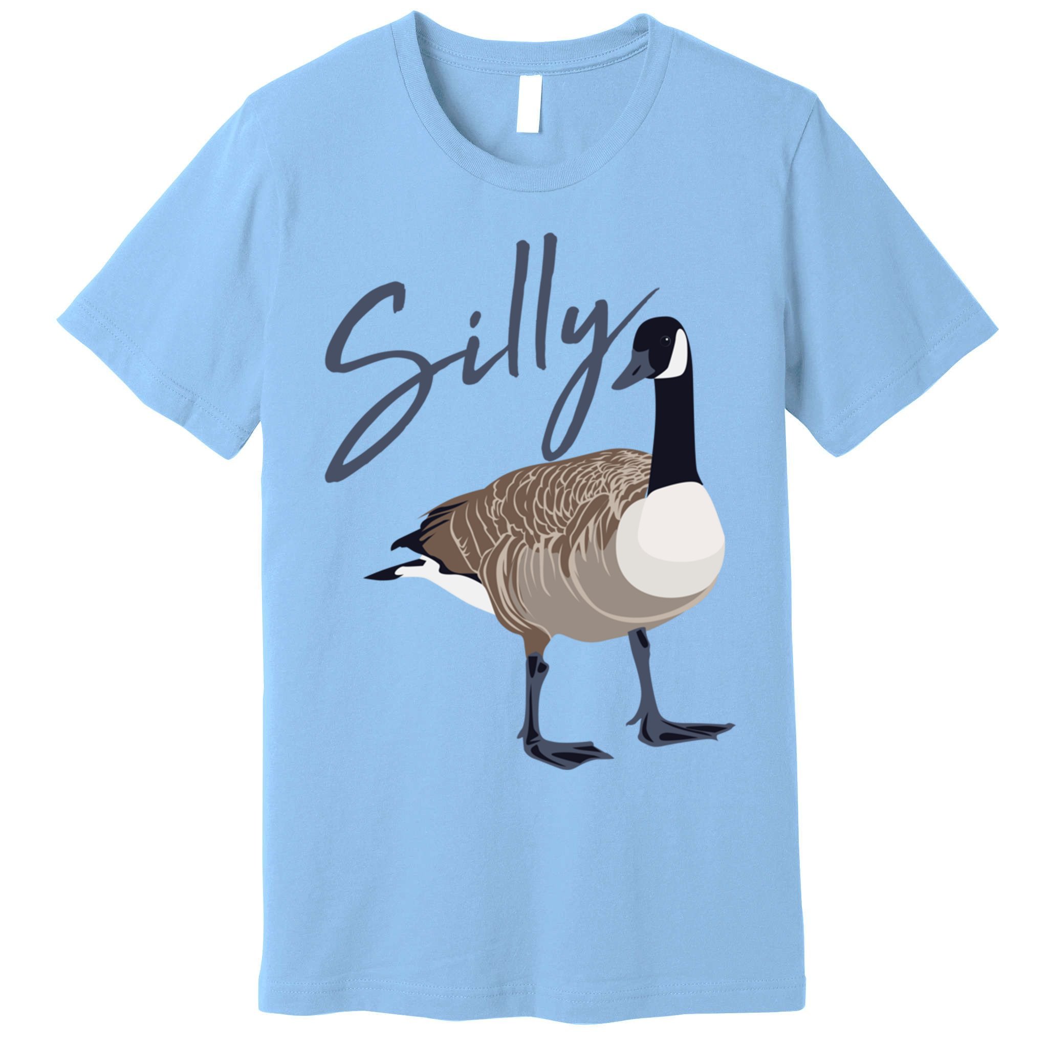 Canadian Silly Goose Funny Cute Bird Hunter Gift Animal Great Gift Premium T-Shirt