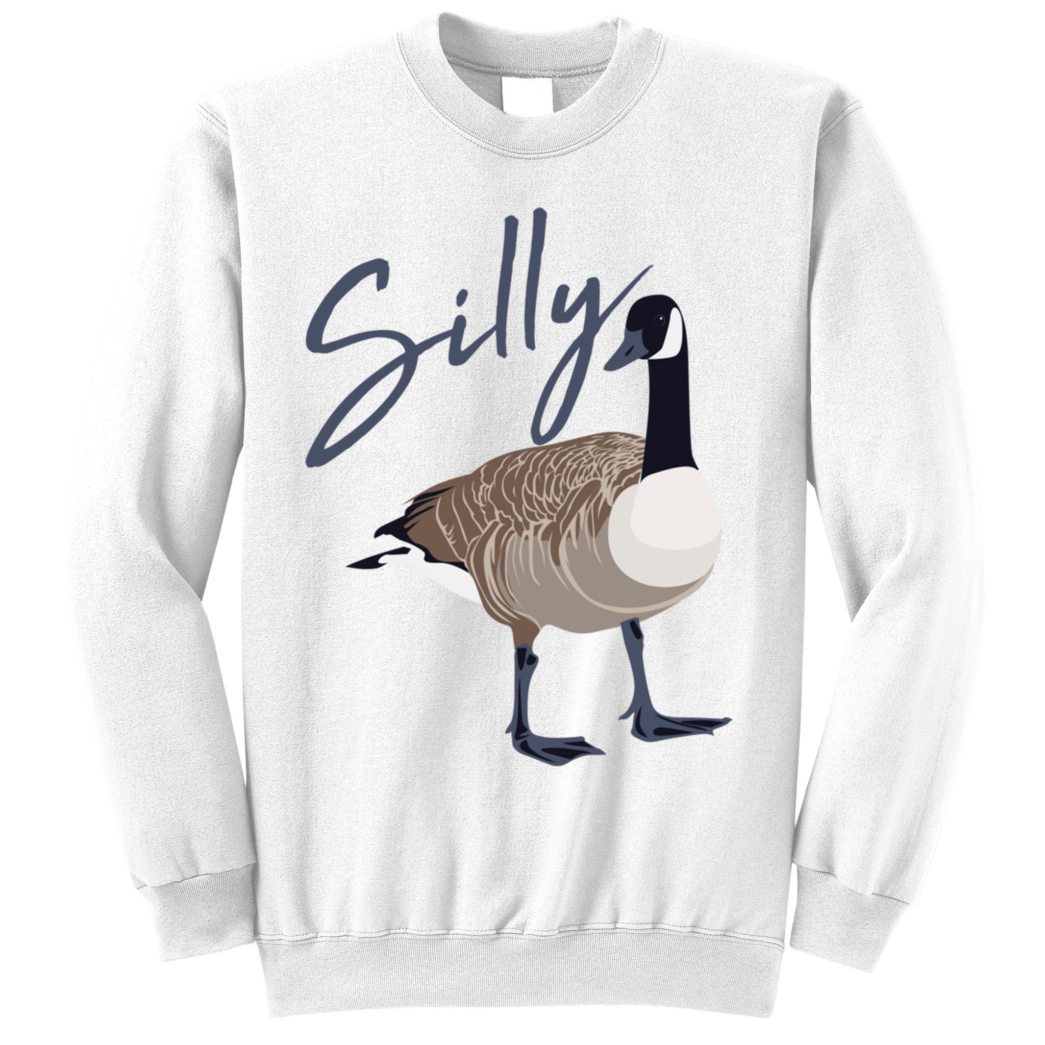 Canadian Silly Goose Funny Cute Bird Hunter Gift Animal Great Gift Sweatshirt