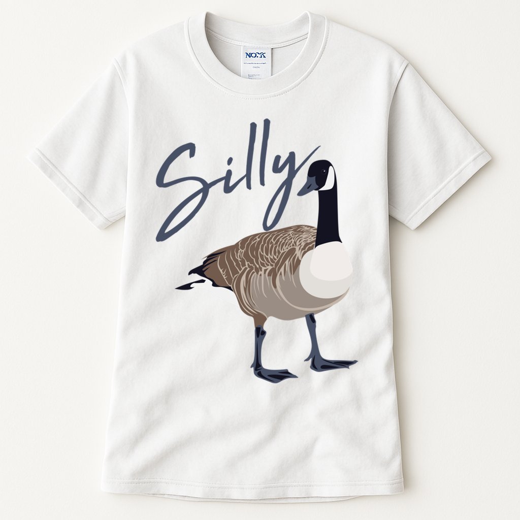 Canadian Silly Goose Funny Cute Bird Hunter Gift Animal Great Gift Tall T-Shirt