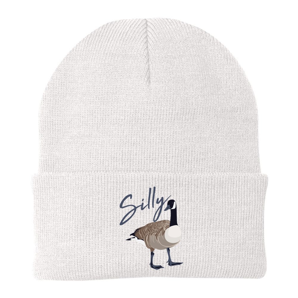 Canadian Silly Goose Funny Cute Bird Hunter Gift Animal Great Gift Beanie