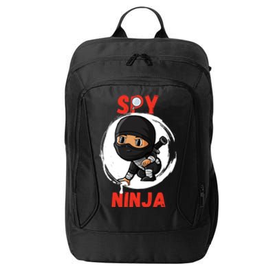 Cool Spy Gaming Ninjas Gamer Boy Girl Spy Ninja Gift City Backpack