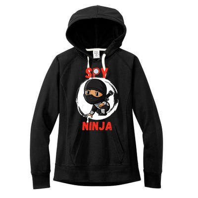 Cool Spy Gaming Ninjas Gamer Boy Girl Spy Ninja Gift Women's Fleece Hoodie