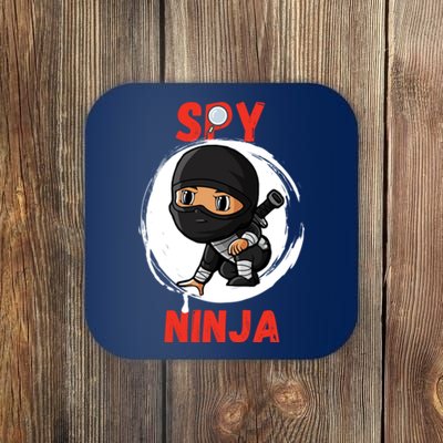 Cool Spy Gaming Ninjas Gamer Boy Girl Spy Ninja Gift Coaster