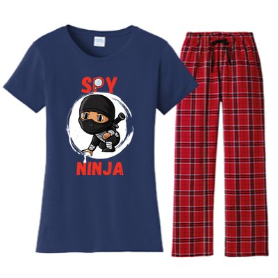 Cool Spy Gaming Ninjas Gamer Boy Girl Spy Ninja Gift Women's Flannel Pajama Set