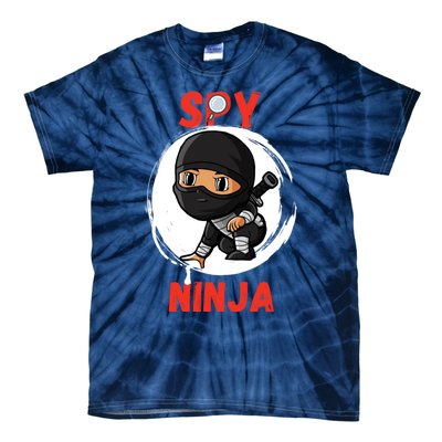 Cool Spy Gaming Ninjas Gamer Boy Girl Spy Ninja Gift Tie-Dye T-Shirt