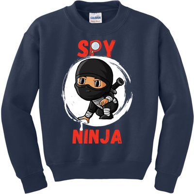 Cool Spy Gaming Ninjas Gamer Boy Girl Spy Ninja Gift Kids Sweatshirt