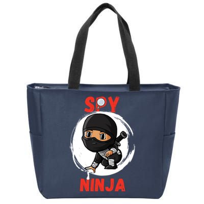 Cool Spy Gaming Ninjas Gamer Boy Girl Spy Ninja Gift Zip Tote Bag