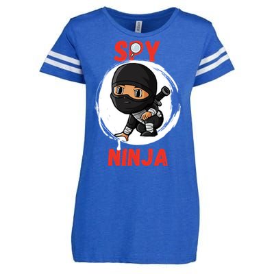 Cool Spy Gaming Ninjas Gamer Boy Girl Spy Ninja Gift Enza Ladies Jersey Football T-Shirt