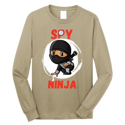 Cool Spy Gaming Ninjas Gamer Boy Girl Spy Ninja Gift Long Sleeve Shirt