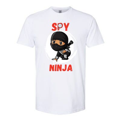 Cool Spy Gaming Ninjas Gamer Boy Girl Spy Ninja Gift Softstyle CVC T-Shirt