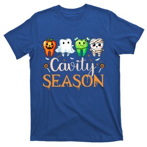 Cavity Season Ghosts Halloween Dental Hygienist Or Assistant Gift T-Shirt