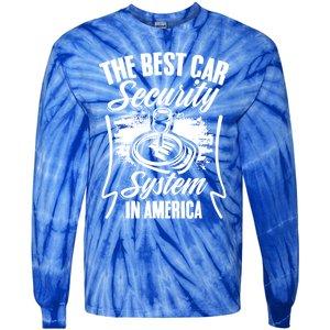 Car Security Gearbox Stick Shift Ual Transmission Car Meaningful Gift Tie-Dye Long Sleeve Shirt