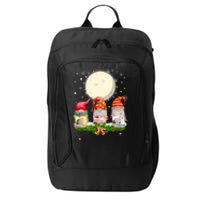 Cute Sewing Gnomes Santa Quilting Xmas Christmas Gift Long Sleeve City Backpack