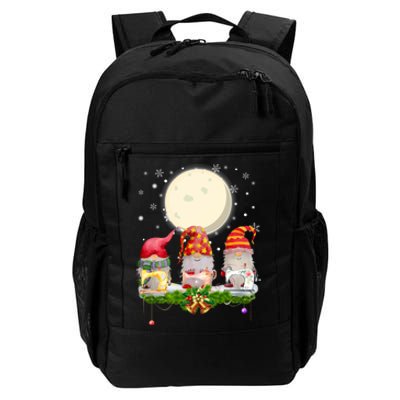 Cute Sewing Gnomes Santa Quilting Xmas Christmas Gift Long Sleeve Daily Commute Backpack