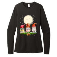 Cute Sewing Gnomes Santa Quilting Xmas Christmas Gift Long Sleeve Womens CVC Long Sleeve Shirt