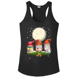 Cute Sewing Gnomes Santa Quilting Xmas Christmas Gift Long Sleeve Ladies PosiCharge Competitor Racerback Tank