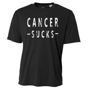 Cancer Sucks Gift Hooded Cancer Gift Cooling Performance Crew T-Shirt