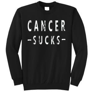 Cancer Sucks Gift Hooded Cancer Gift Sweatshirt