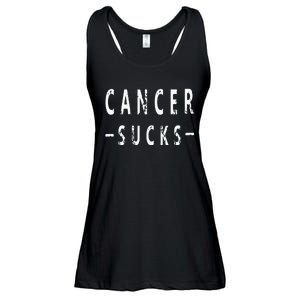 Cancer Sucks Gift Hooded Cancer Gift Ladies Essential Flowy Tank