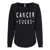 Cancer Sucks Gift Hooded Cancer Gift Womens California Wash Sweatshirt