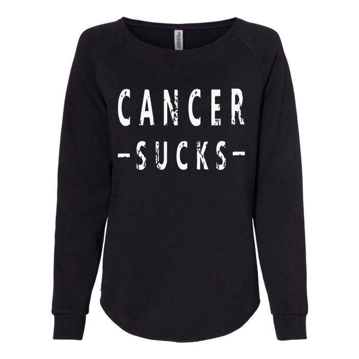 Cancer Sucks Gift Hooded Cancer Gift Womens California Wash Sweatshirt