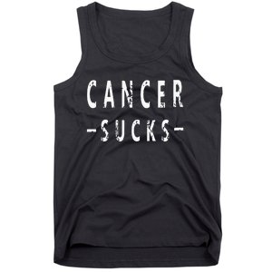 Cancer Sucks Gift Hooded Cancer Gift Tank Top